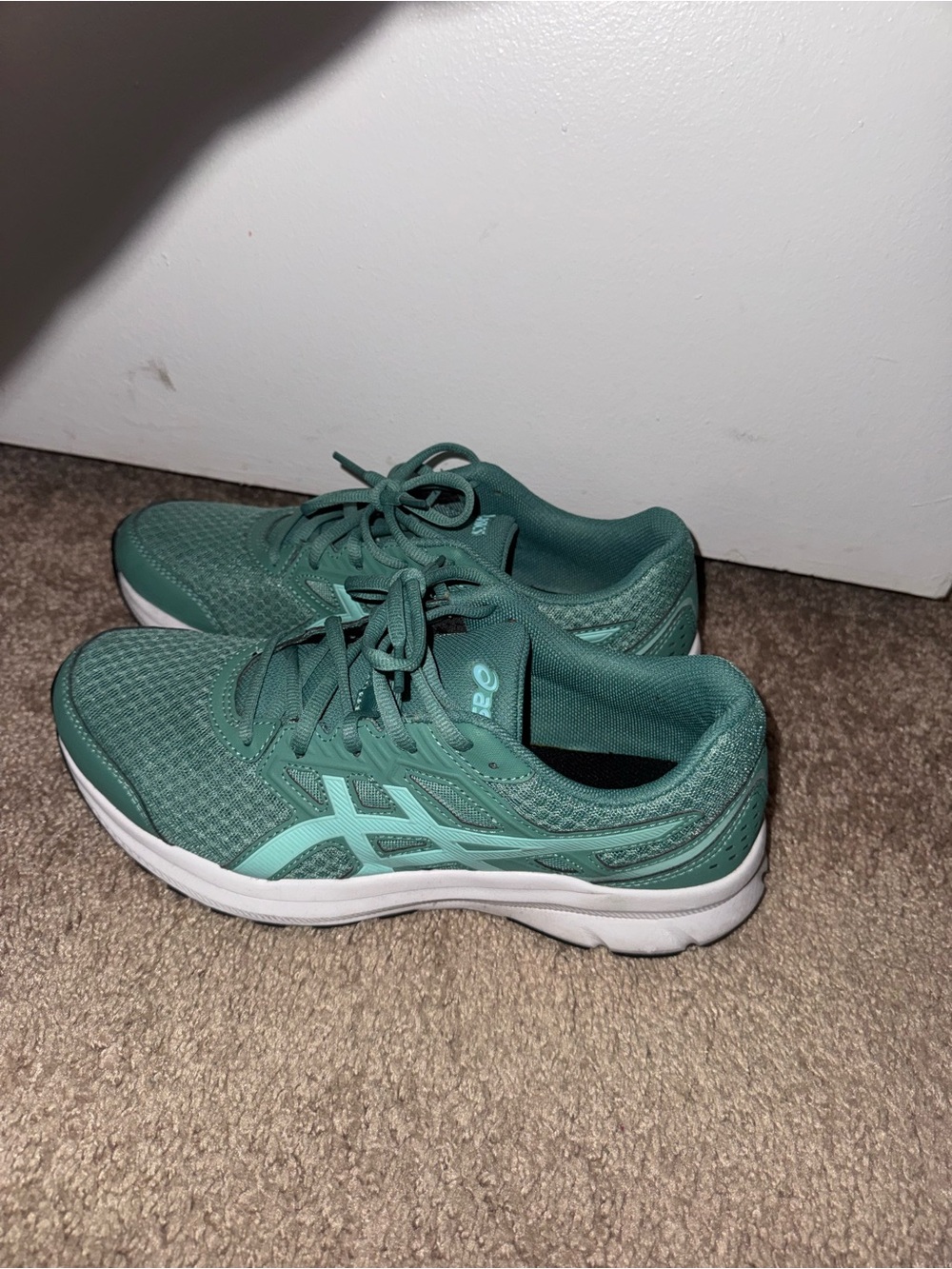 ASICS Women's Green-Teal Athletic Running Shoes